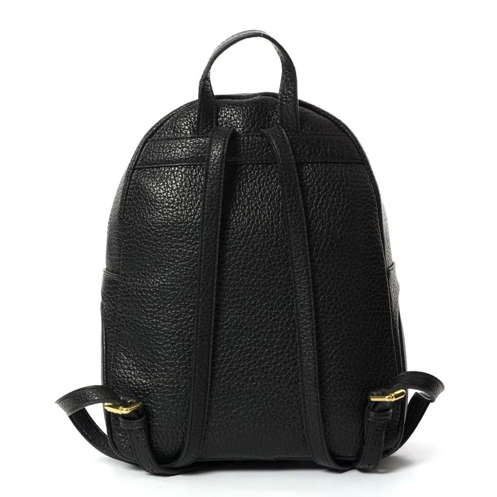 Pollini Logo-Lettering Zipped Backpack