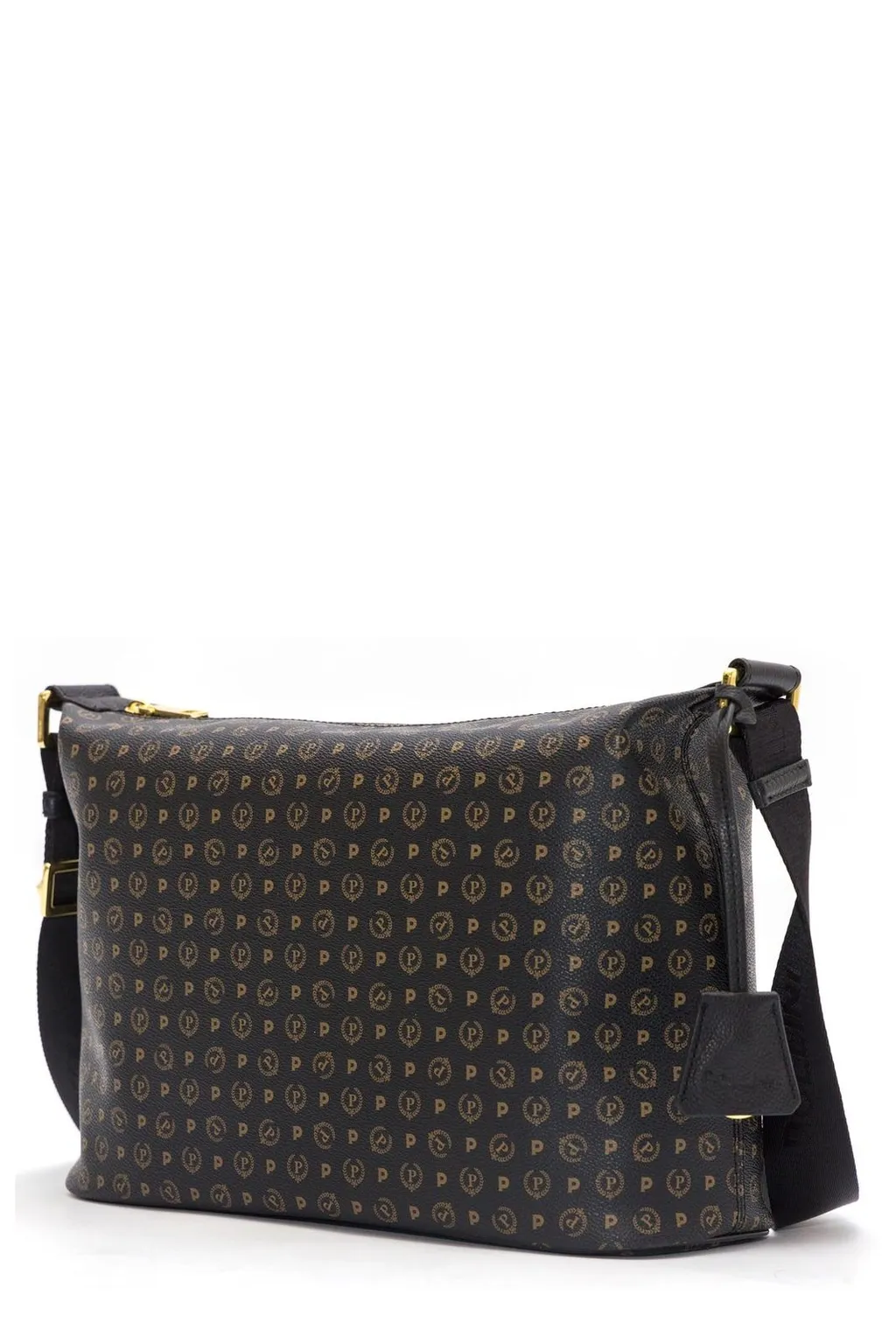 Pollini All-Over Monogram-Printed Crossbody Bag