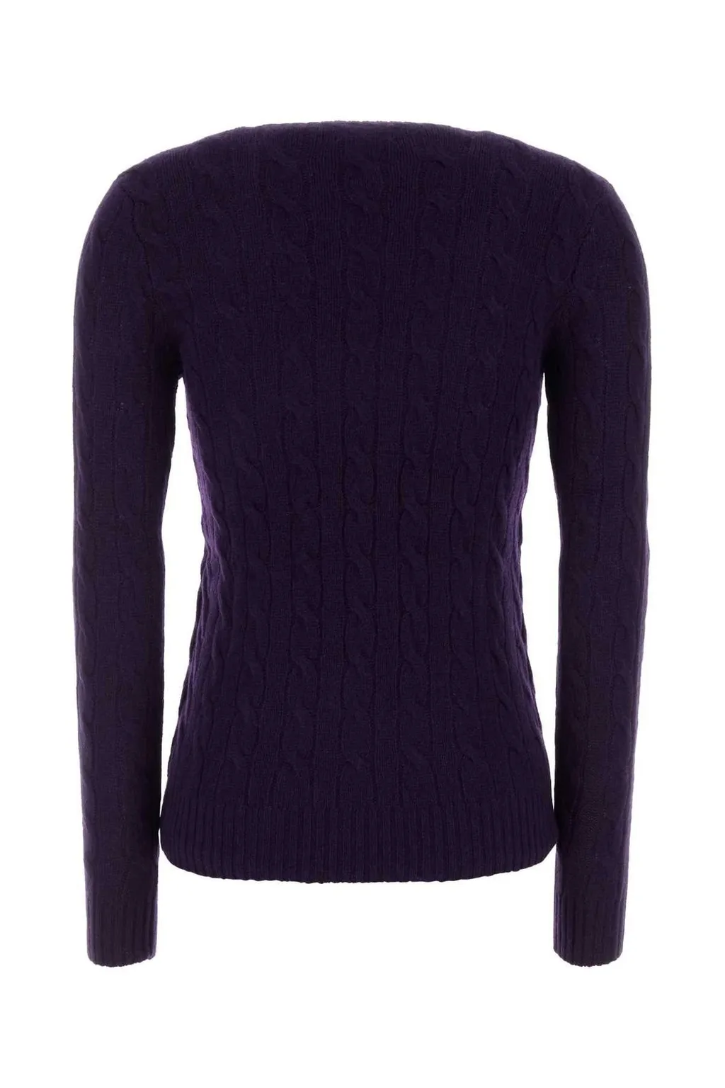 Polo Ralph Lauren Logo Embroidered Cable-Knitted Jumper