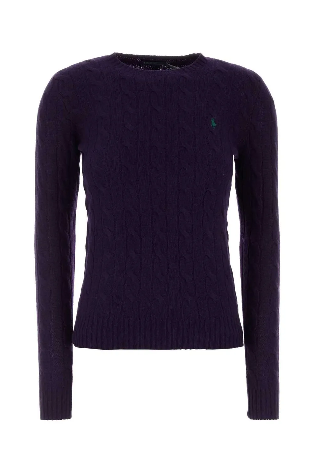 Polo Ralph Lauren Logo Embroidered Cable-Knitted Jumper