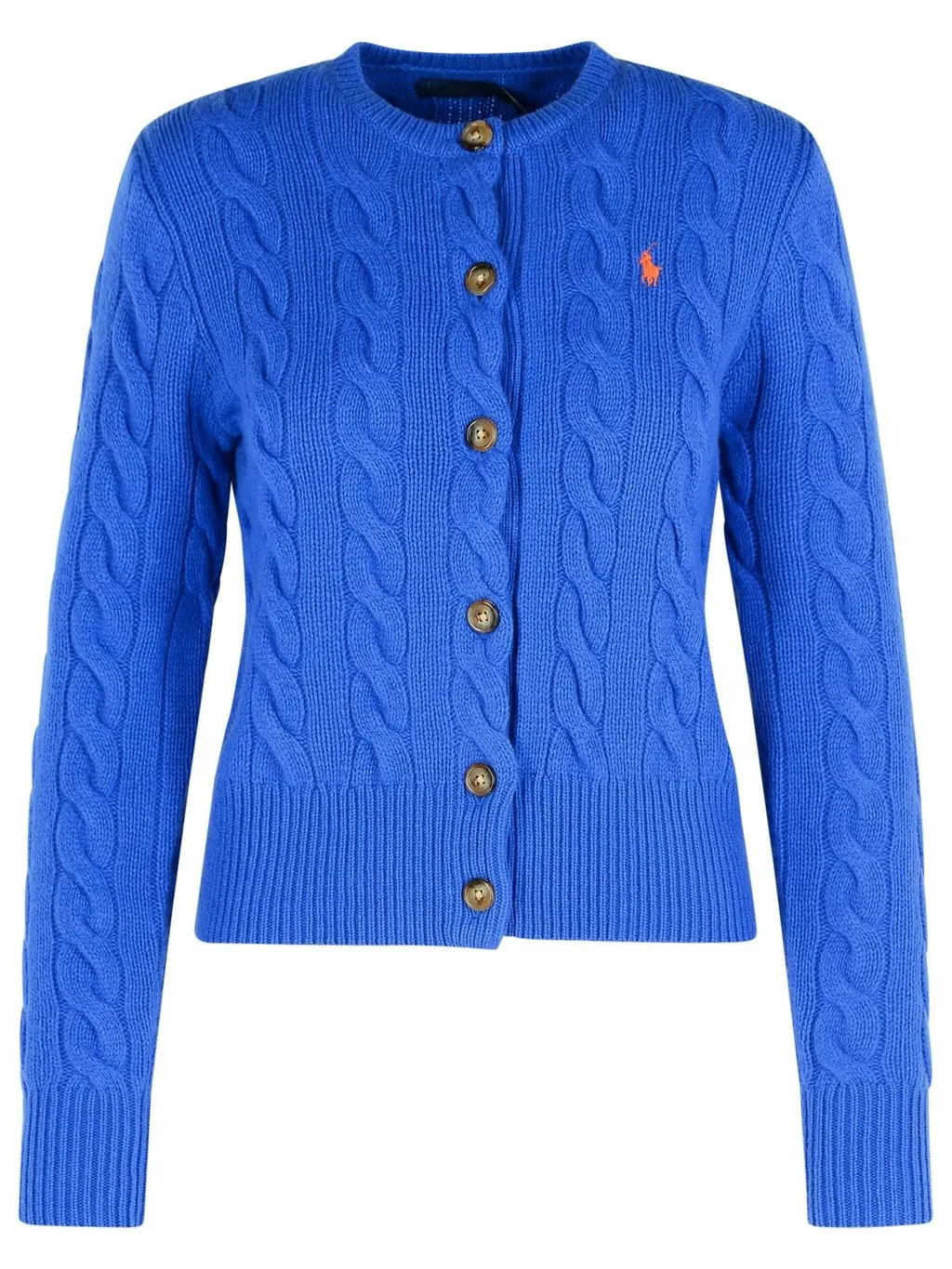Polo Ralph Lauren Logo Embroidered Crewneck Cardigan