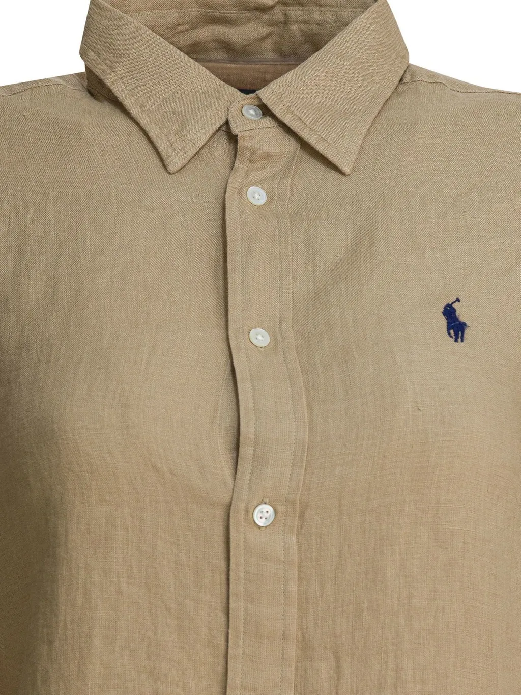 Polo Ralph Lauren Logo Embroidered Curved Hem Shirt