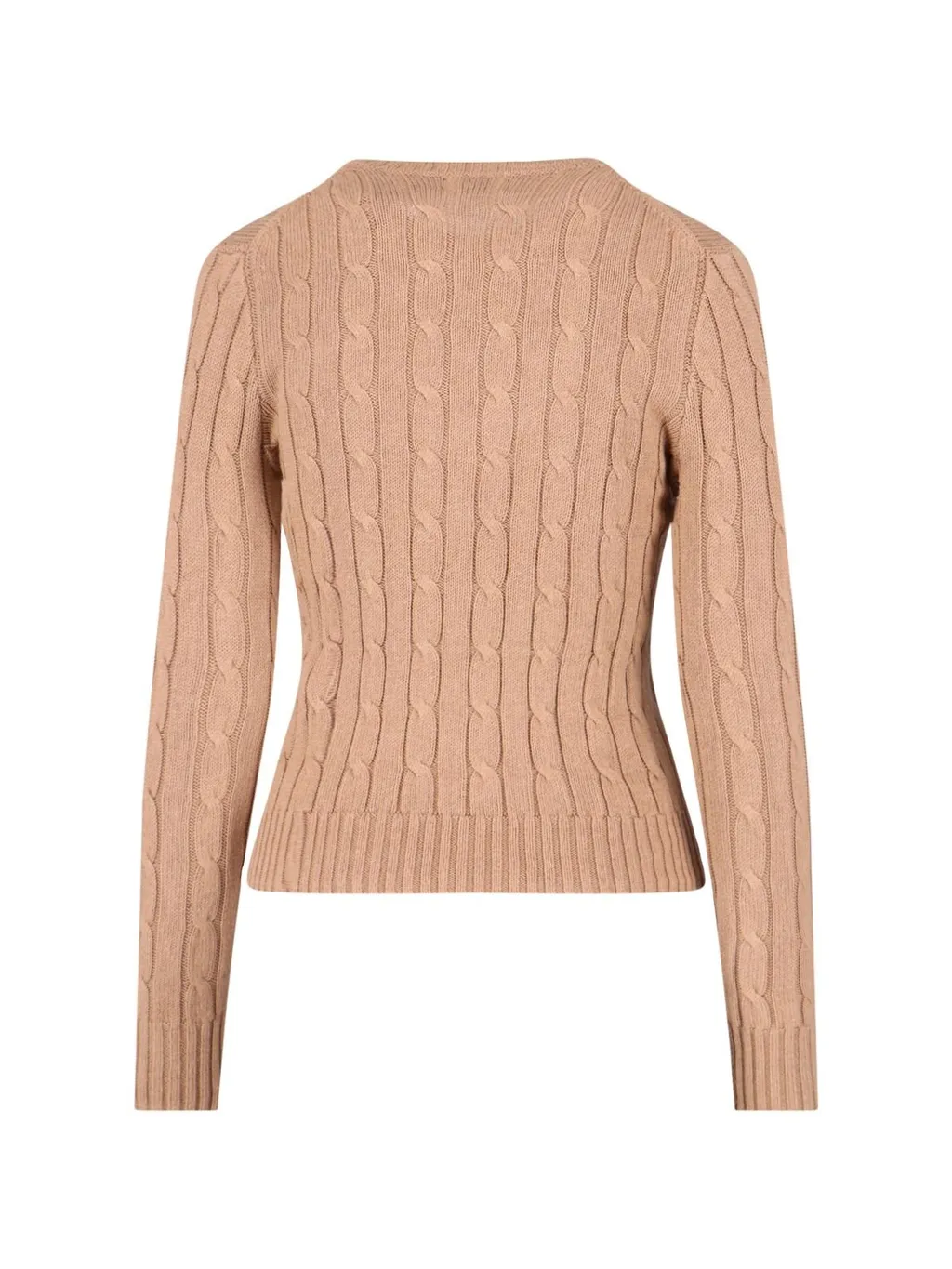 Polo Ralph Lauren Logo Embroidered Cable-Knit Jumper