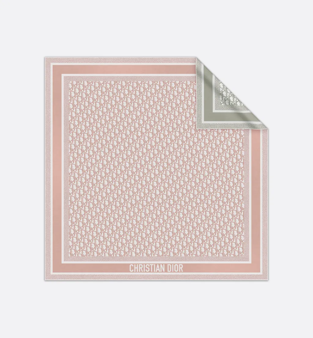Dior Oblique Diortwin 90 Square Scarf