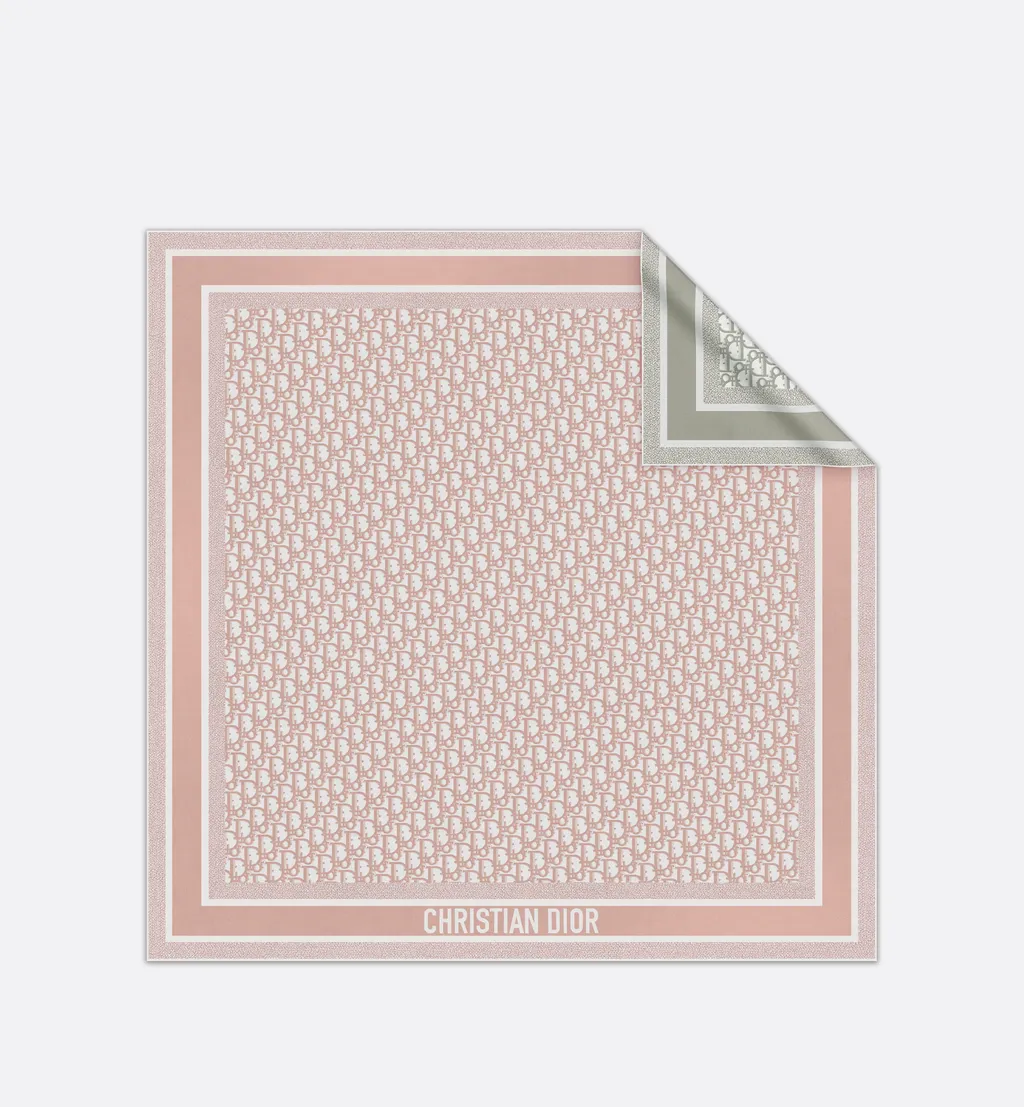 Dior Oblique Diortwin 90 Square Scarf