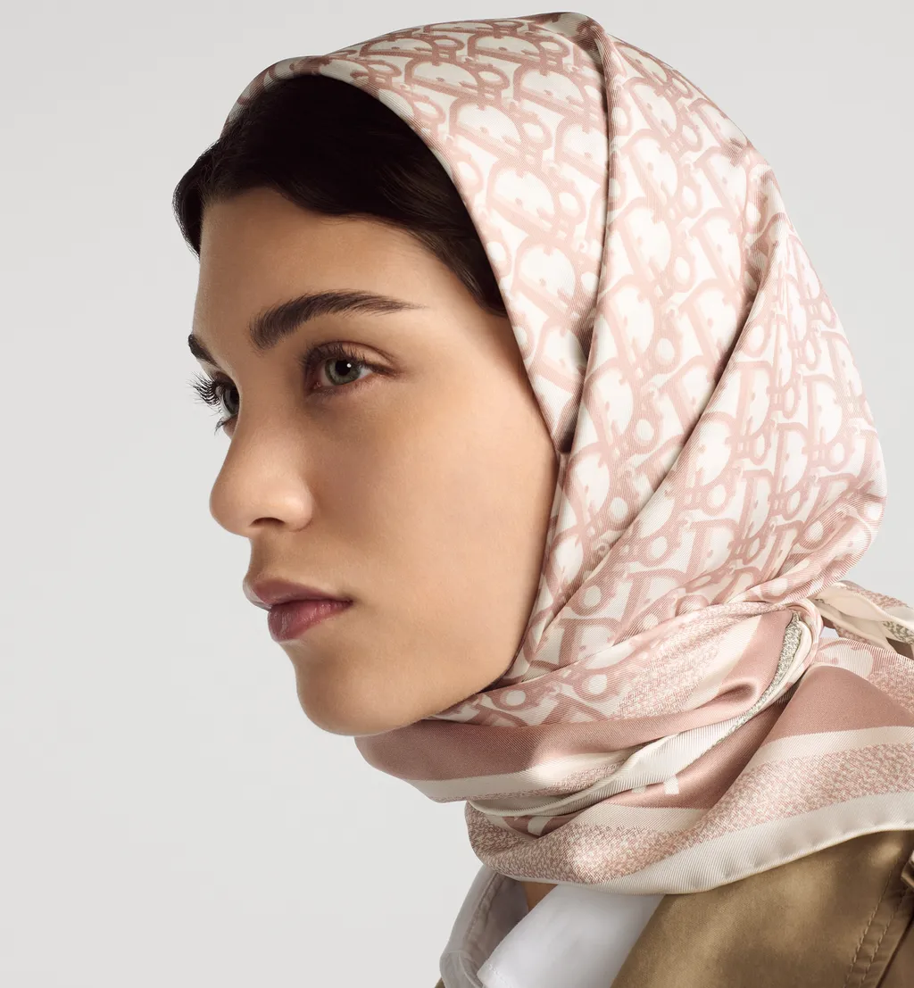 Dior Oblique Diortwin 90 Square Scarf