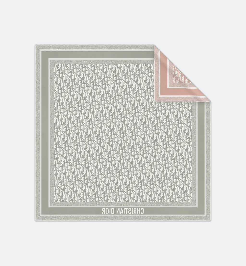 Dior Oblique Diortwin 90 Square Scarf