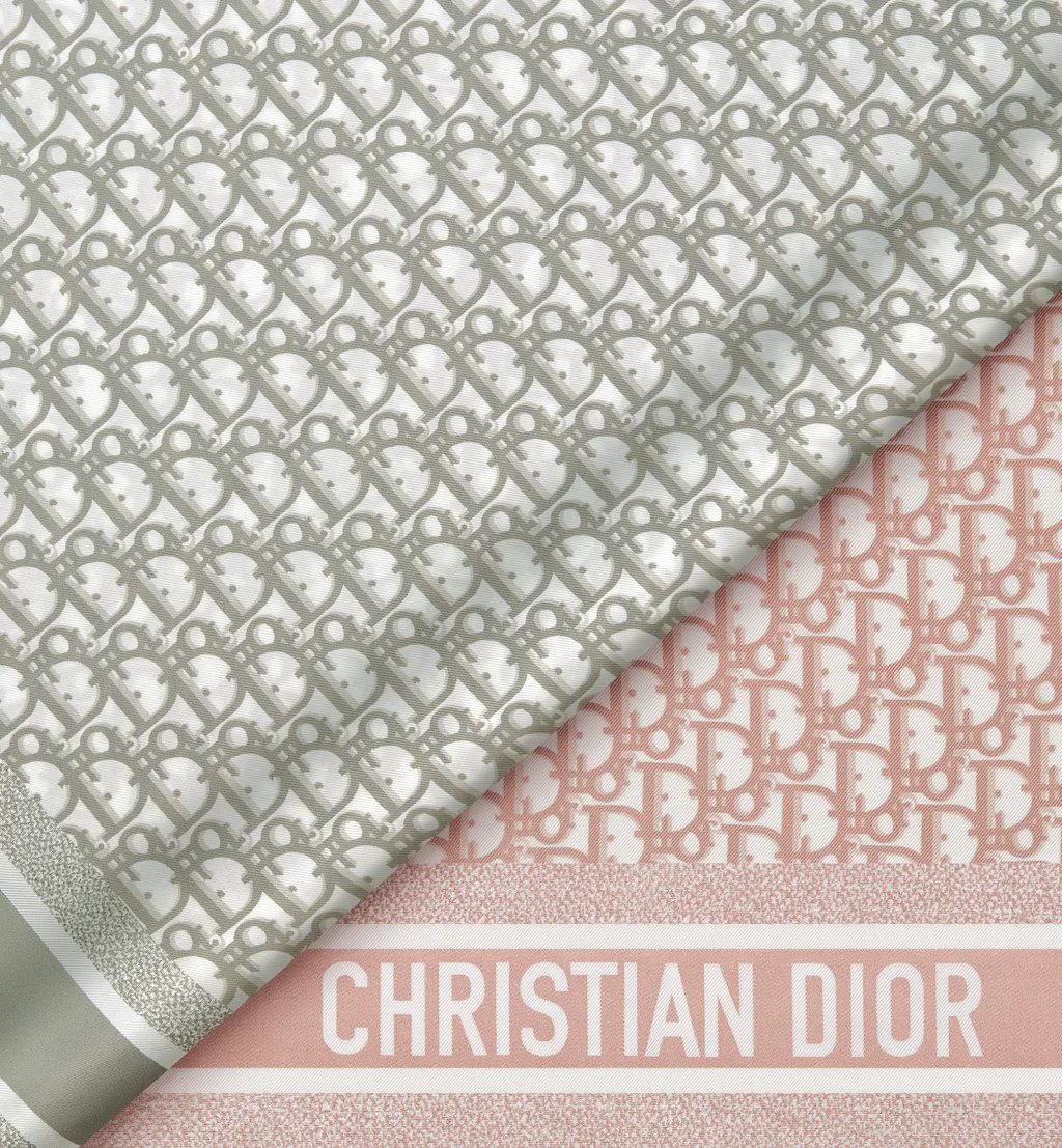 Dior Oblique Diortwin 90 Square Scarf