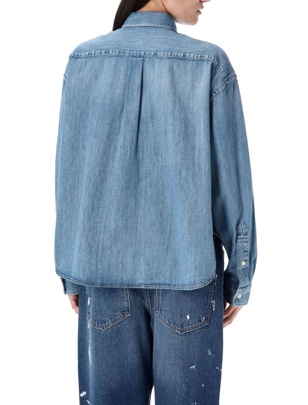 Polo Ralph Lauren Logo Embroidered Denim Shirt