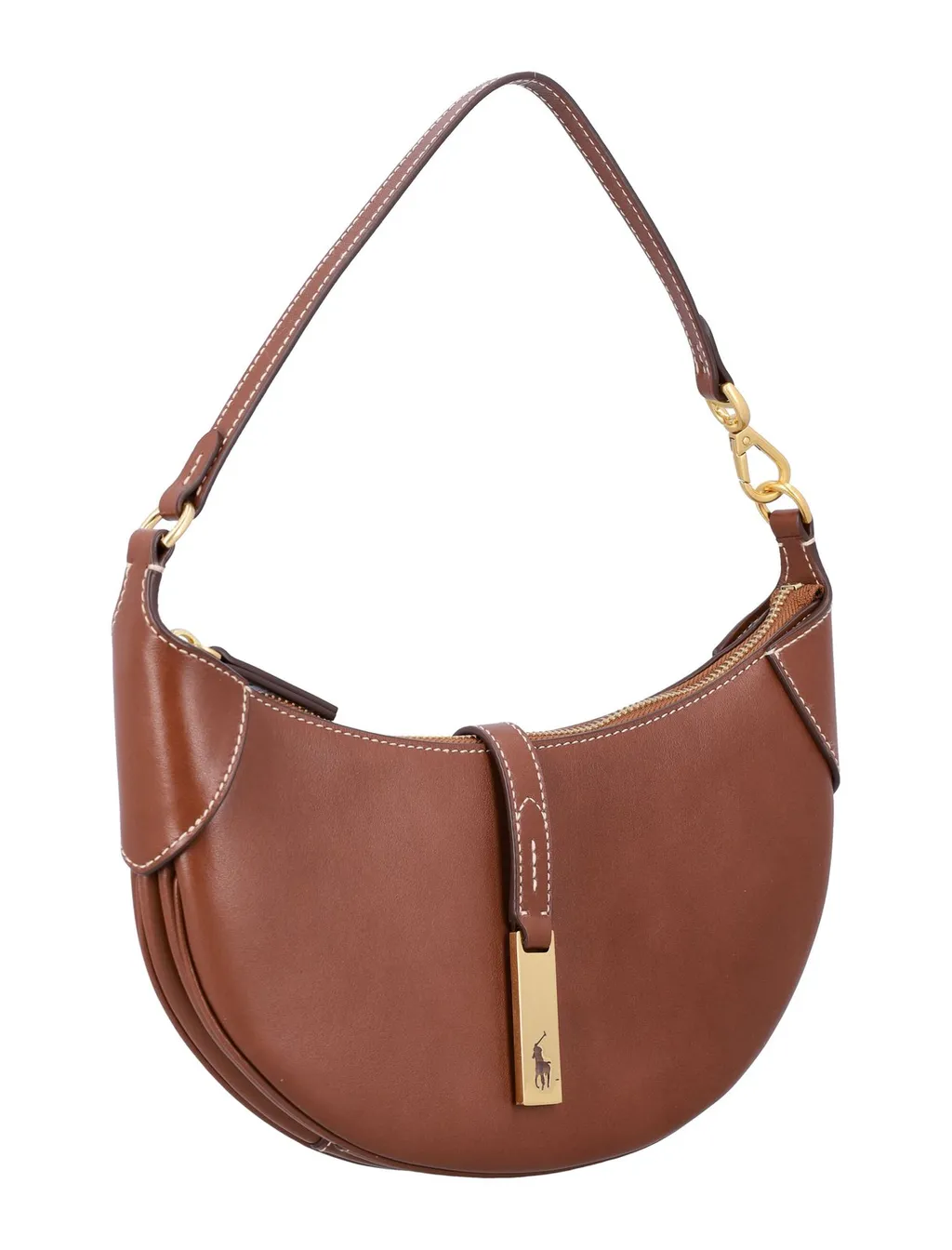 Polo Ralph Lauren Logo Plaque Zipped Mini Shoulder Bag