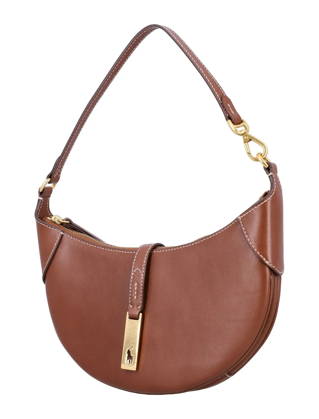Polo Ralph Lauren Logo Plaque Zipped Mini Shoulder Bag