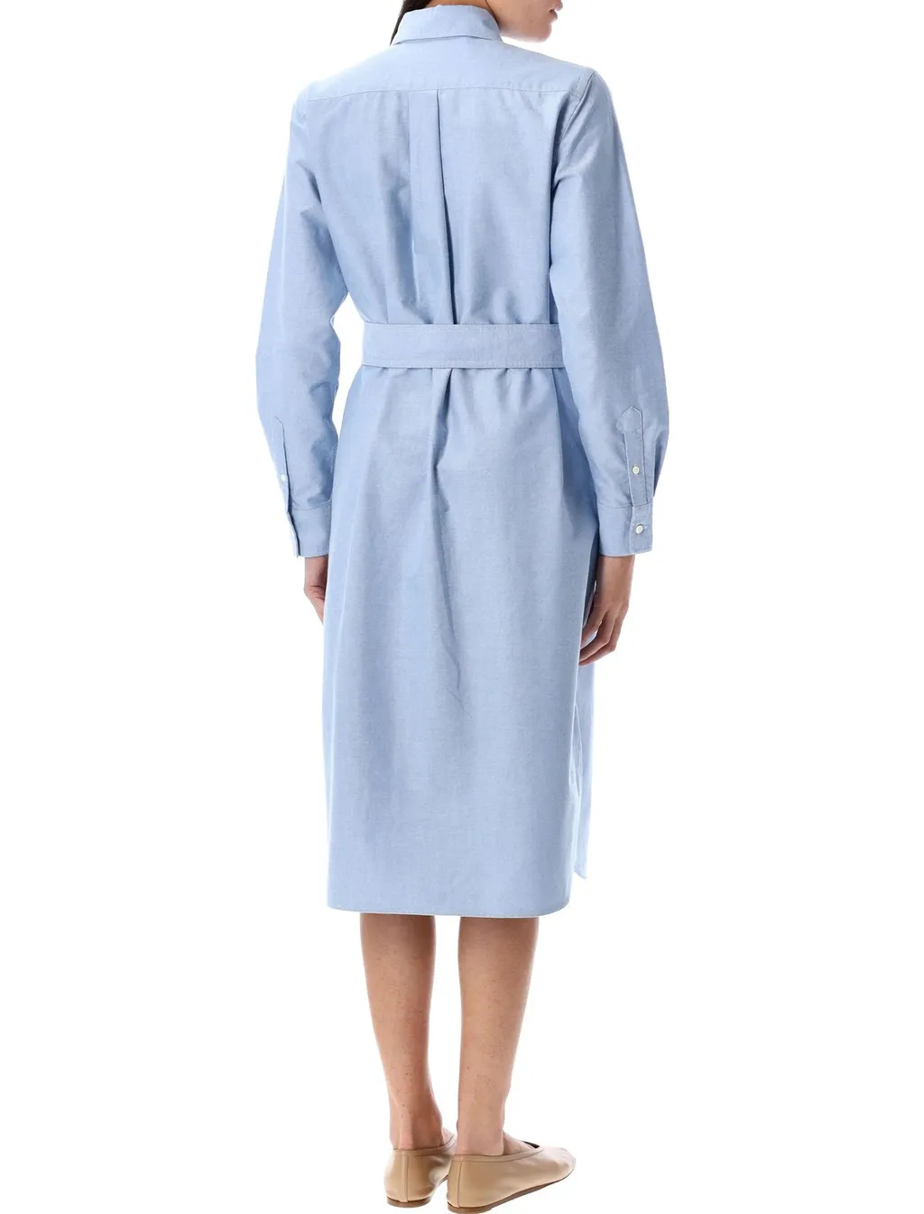 Polo Ralph Lauren Belted Oxford Shirtdress