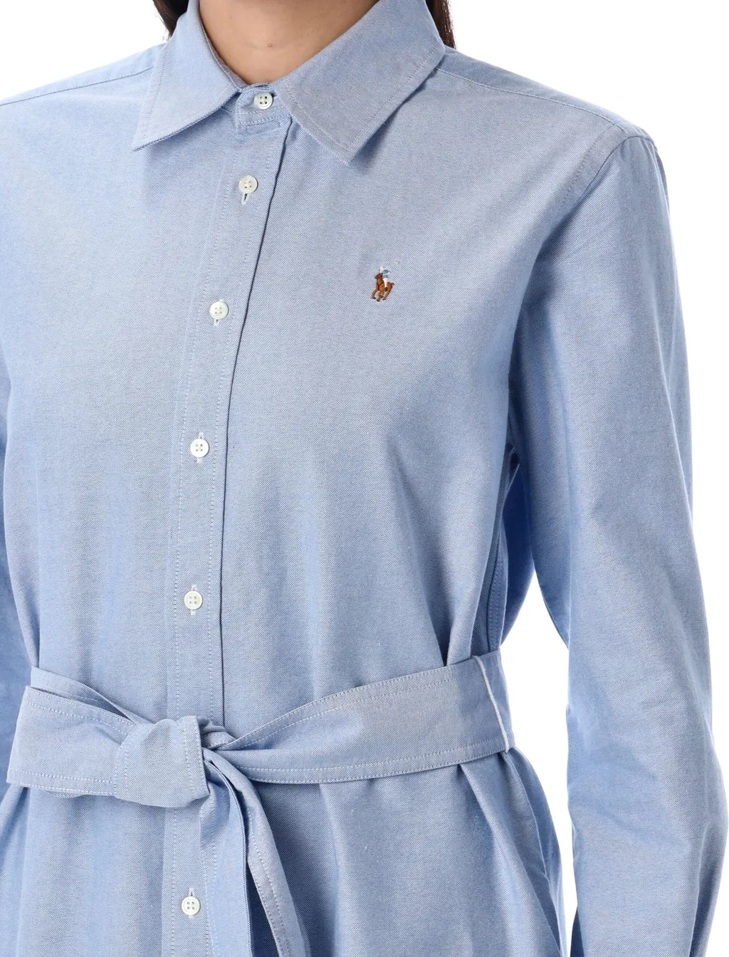 Polo Ralph Lauren Belted Oxford Shirtdress