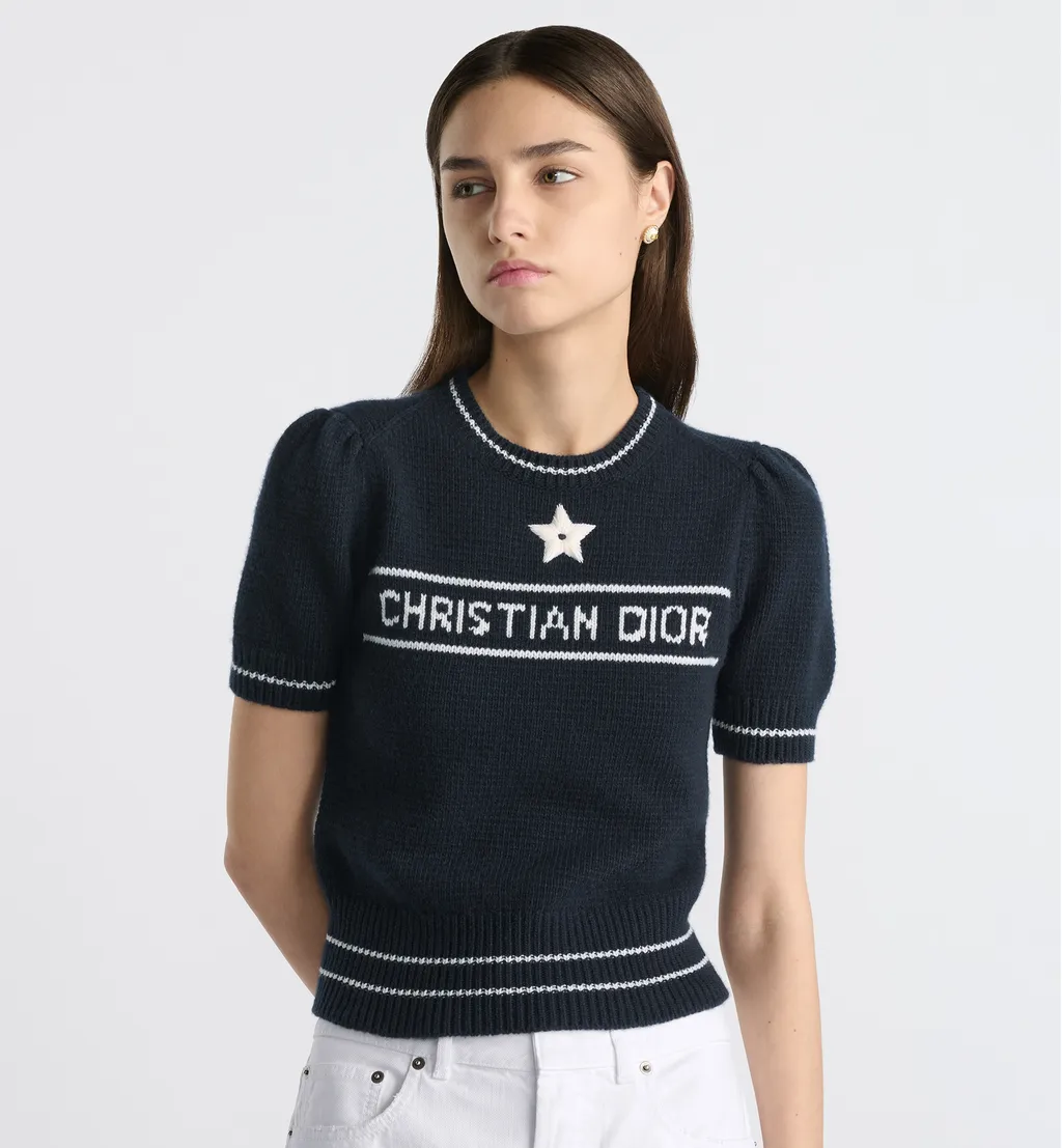 Christian Dior Short-Sleeved Sweater