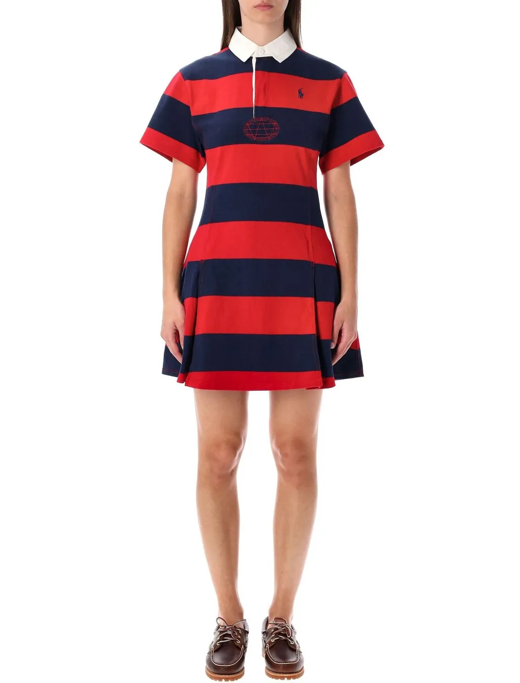 Polo Ralph Lauren Striped Jersey Rugby Dress