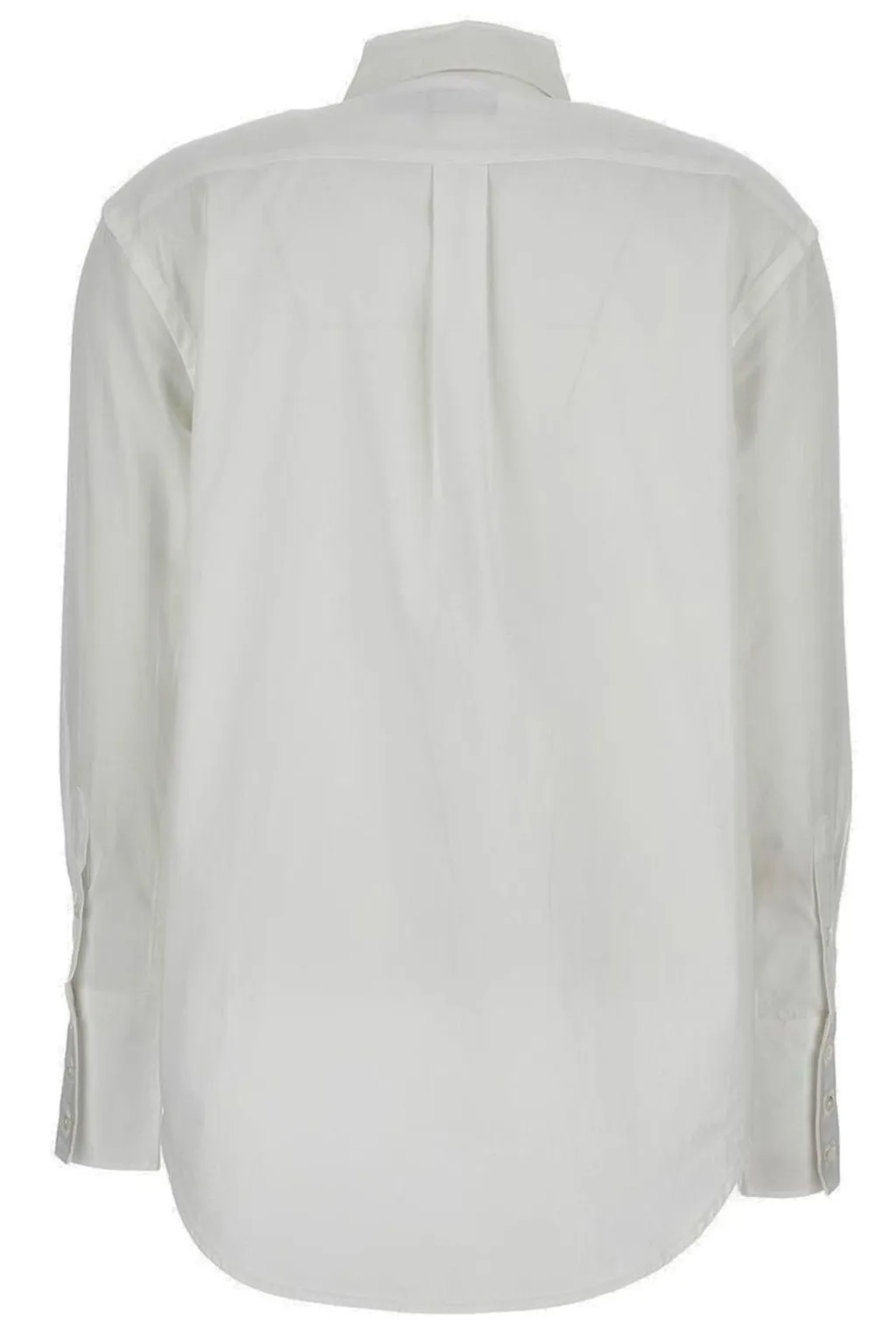 Polo Ralph Lauren Long-Sleeved Curved Hem Shirt