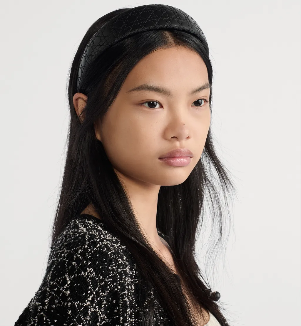Wide Cannage Dior Band Headband