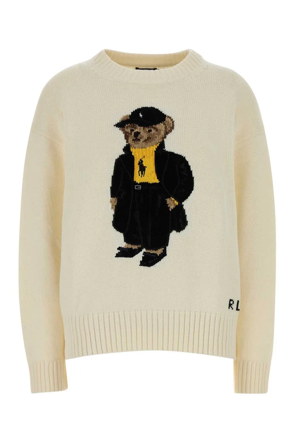 Polo Ralph Lauren Polo Bear Intarsia-Knit Crewneck Jumper