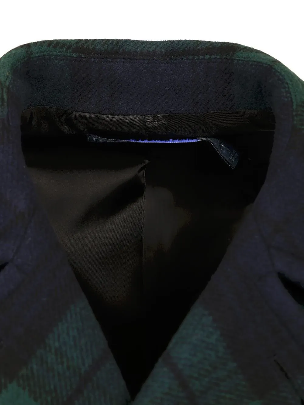 Polo Ralph Lauren Checked Double-Breasted Peacoat
