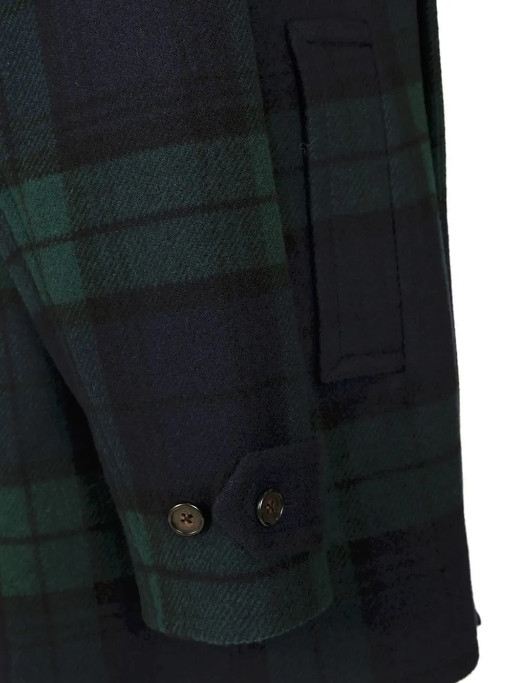 Polo Ralph Lauren Checked Double-Breasted Peacoat
