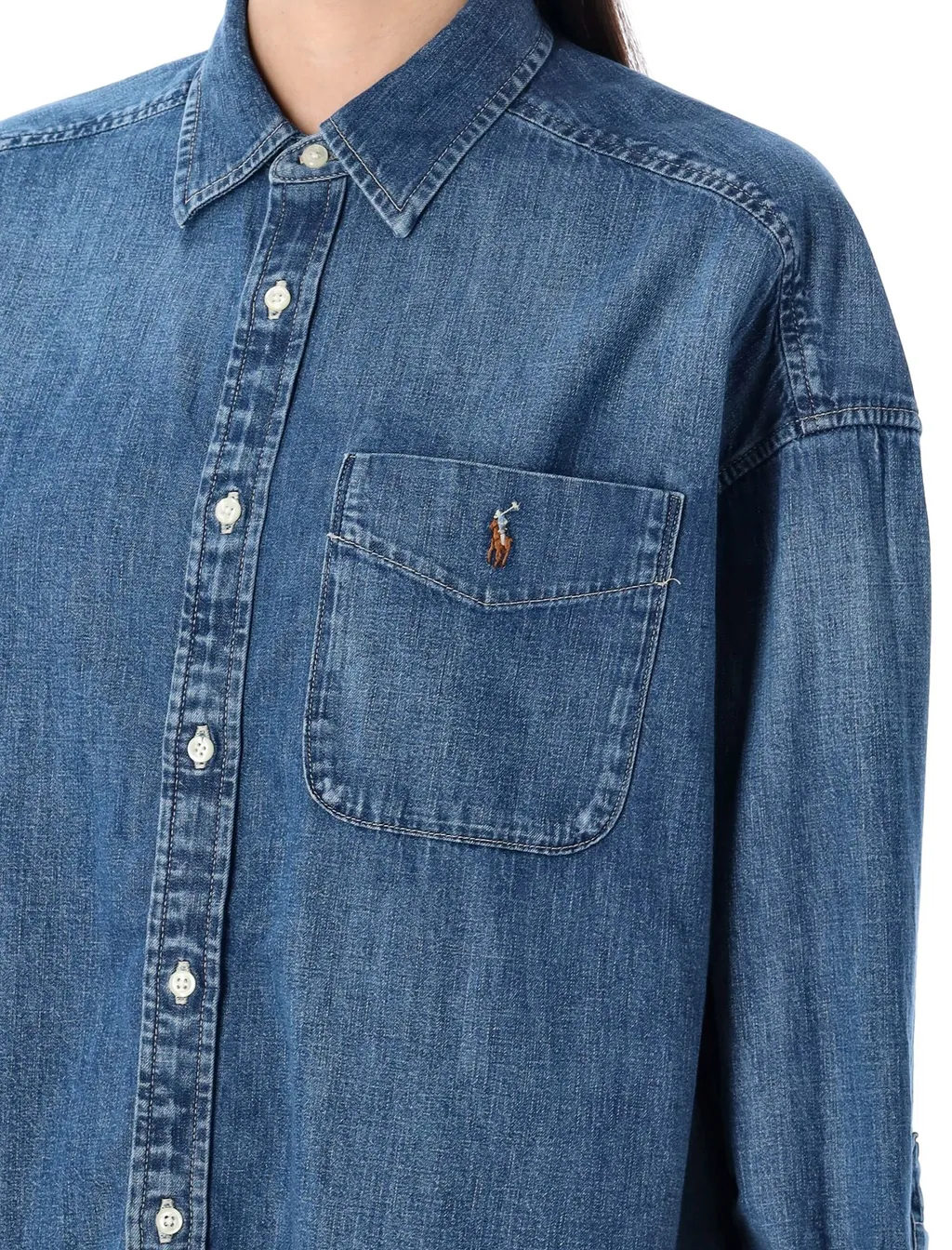 Polo Ralph Lauren Oversize Long Denim Shirt