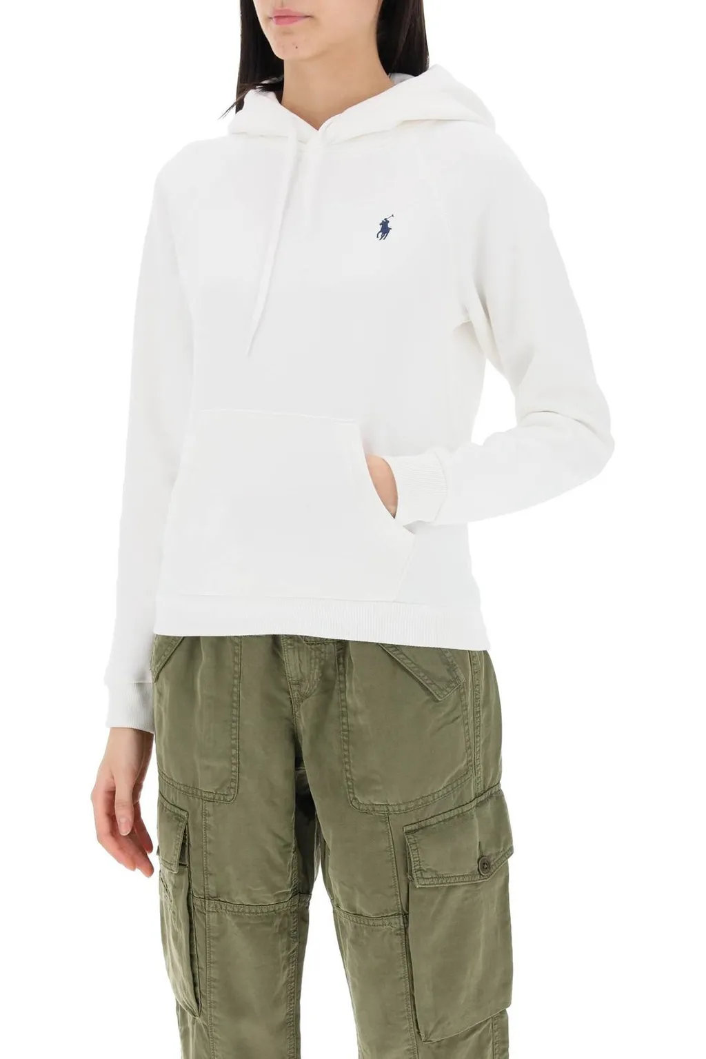 Polo Ralph Lauren Logo Embroidered Drawstring Hoodie