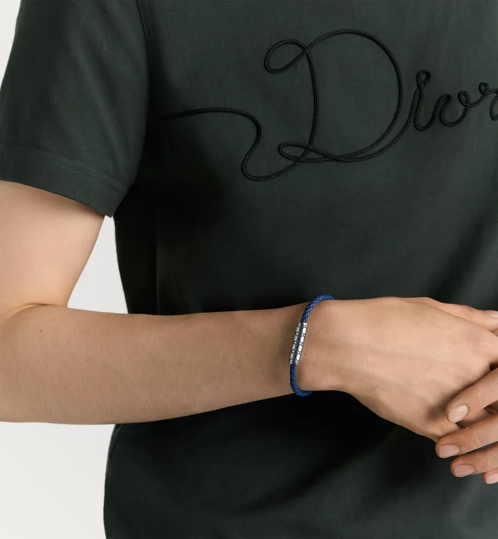 Cannage Woven Leather Bracelet