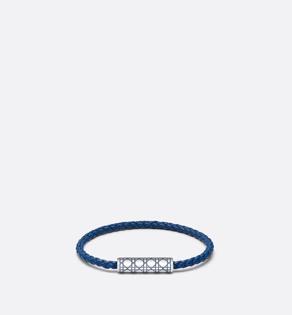 Cannage Woven Leather Bracelet