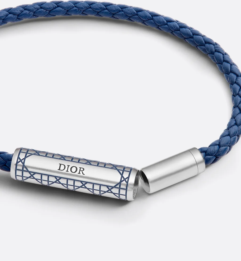 Cannage Woven Leather Bracelet