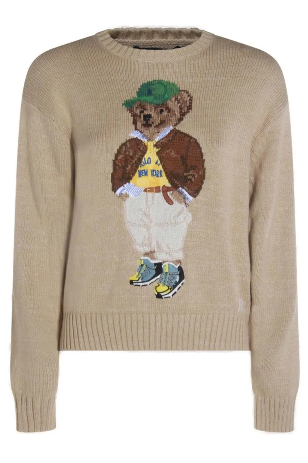Polo Ralph Lauren Polo Bear Intarsia-Knit Crewneck Jumper