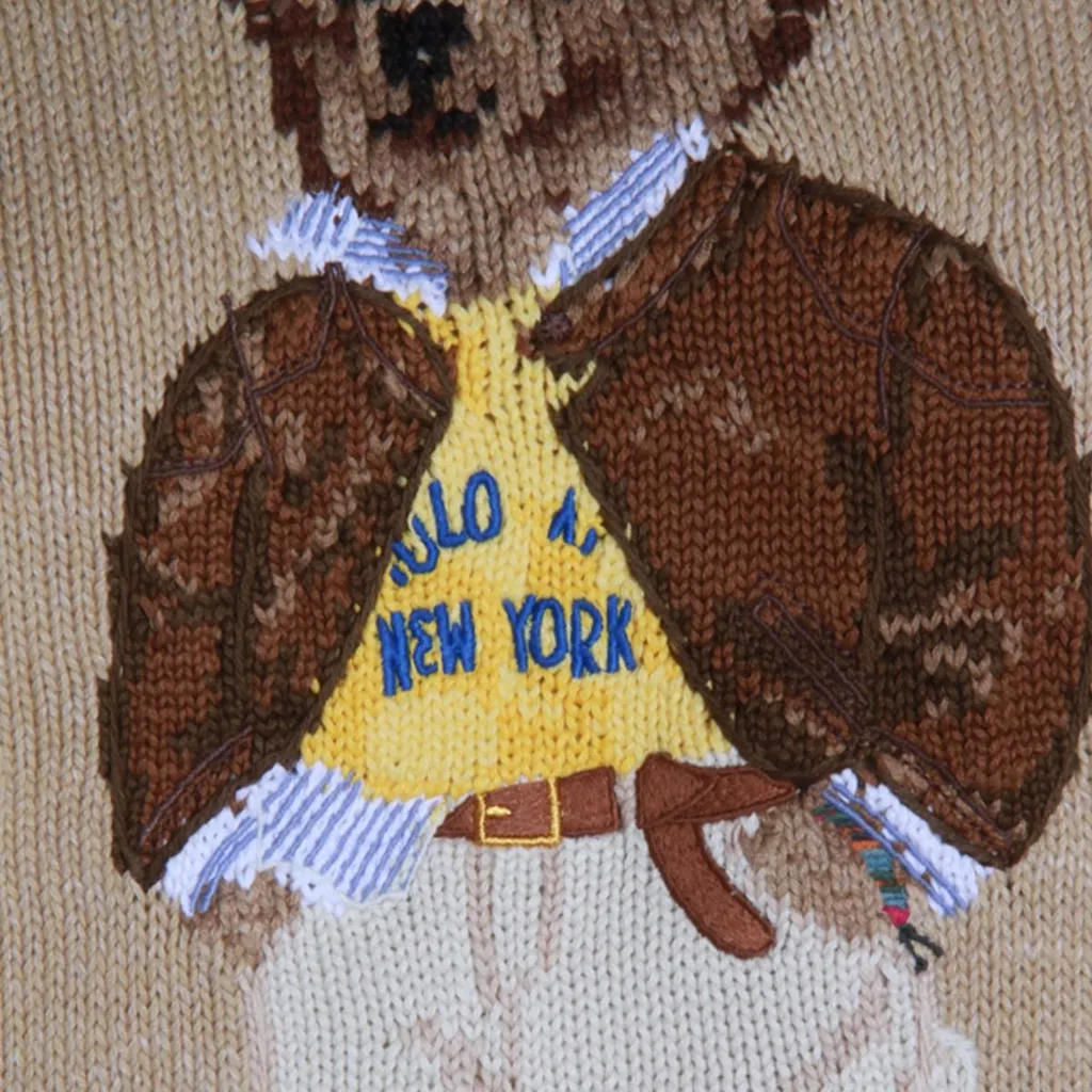 Polo Ralph Lauren Polo Bear Intarsia-Knit Crewneck Jumper