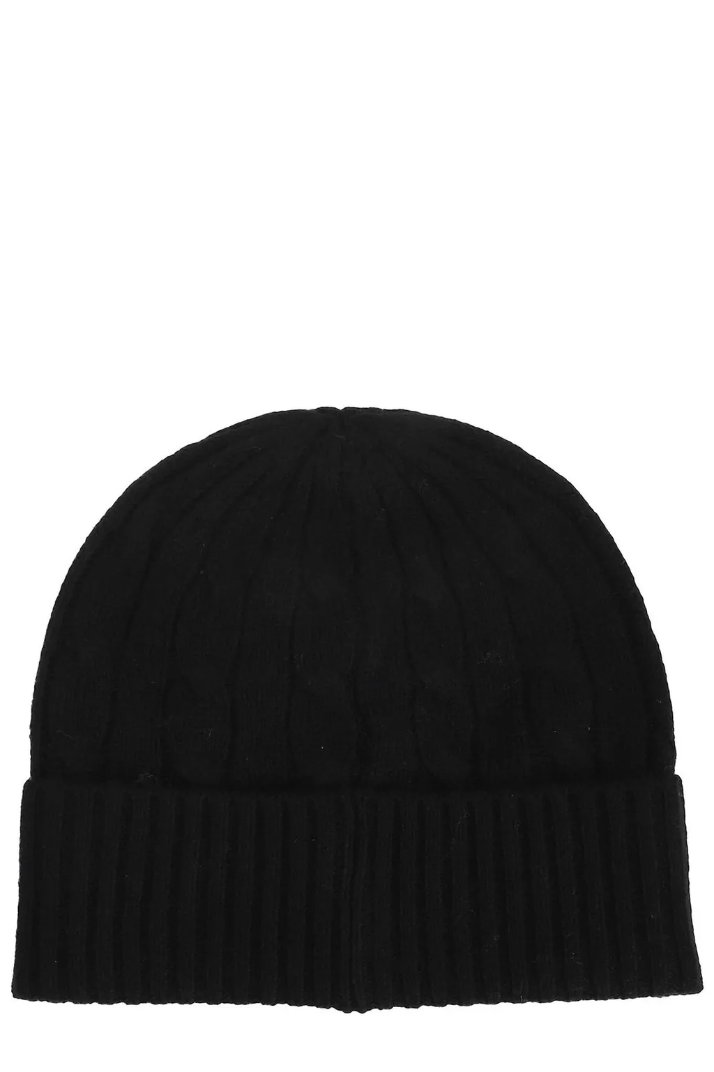 Polo Ralph Lauren Logo Embroidered Cable-Knit Beanie