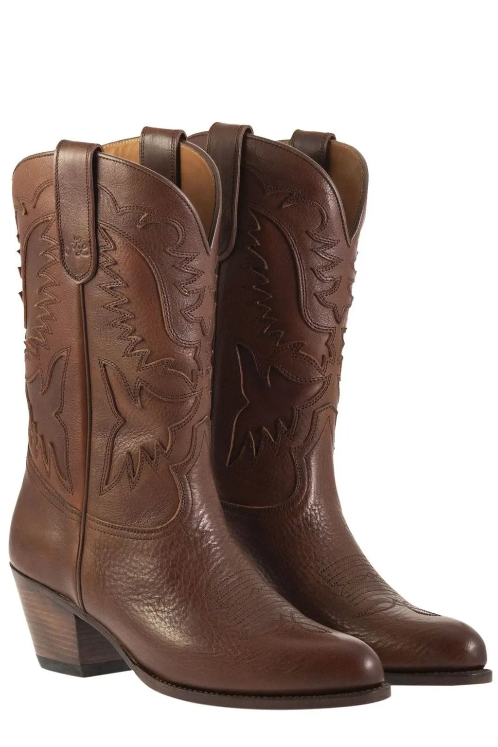 Polo Ralph Lauren Decorative Stitch Cowboy Boots