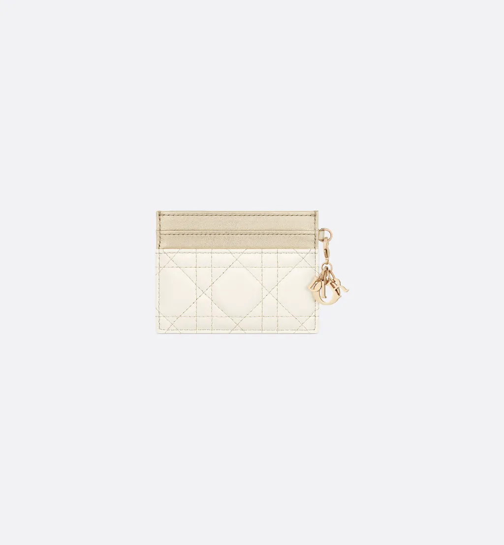 Lady Dior Freesia Card Holder
