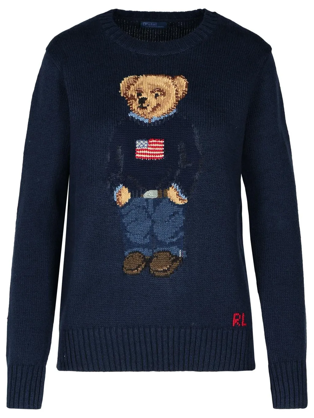 Polo Ralph Lauren Bear Intarsia Crewneck Jumper