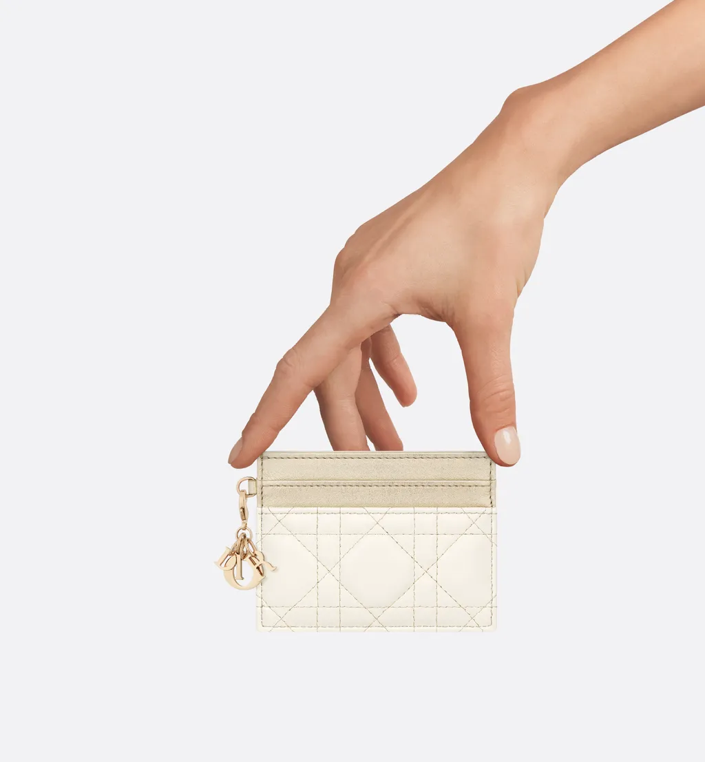 Lady Dior Freesia Card Holder