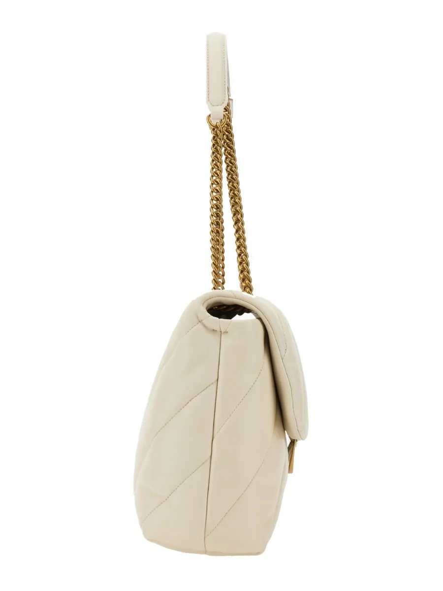 Pinko Love Big Puff Chain-Linked Shoulder Bag