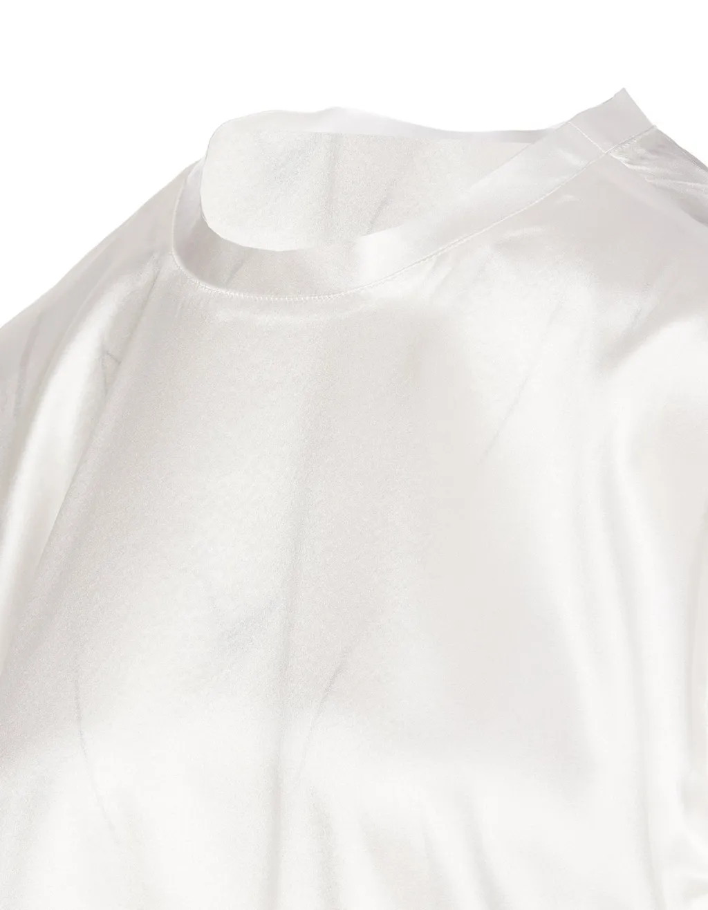 Pinko Cap Sleeved Satin Blouse