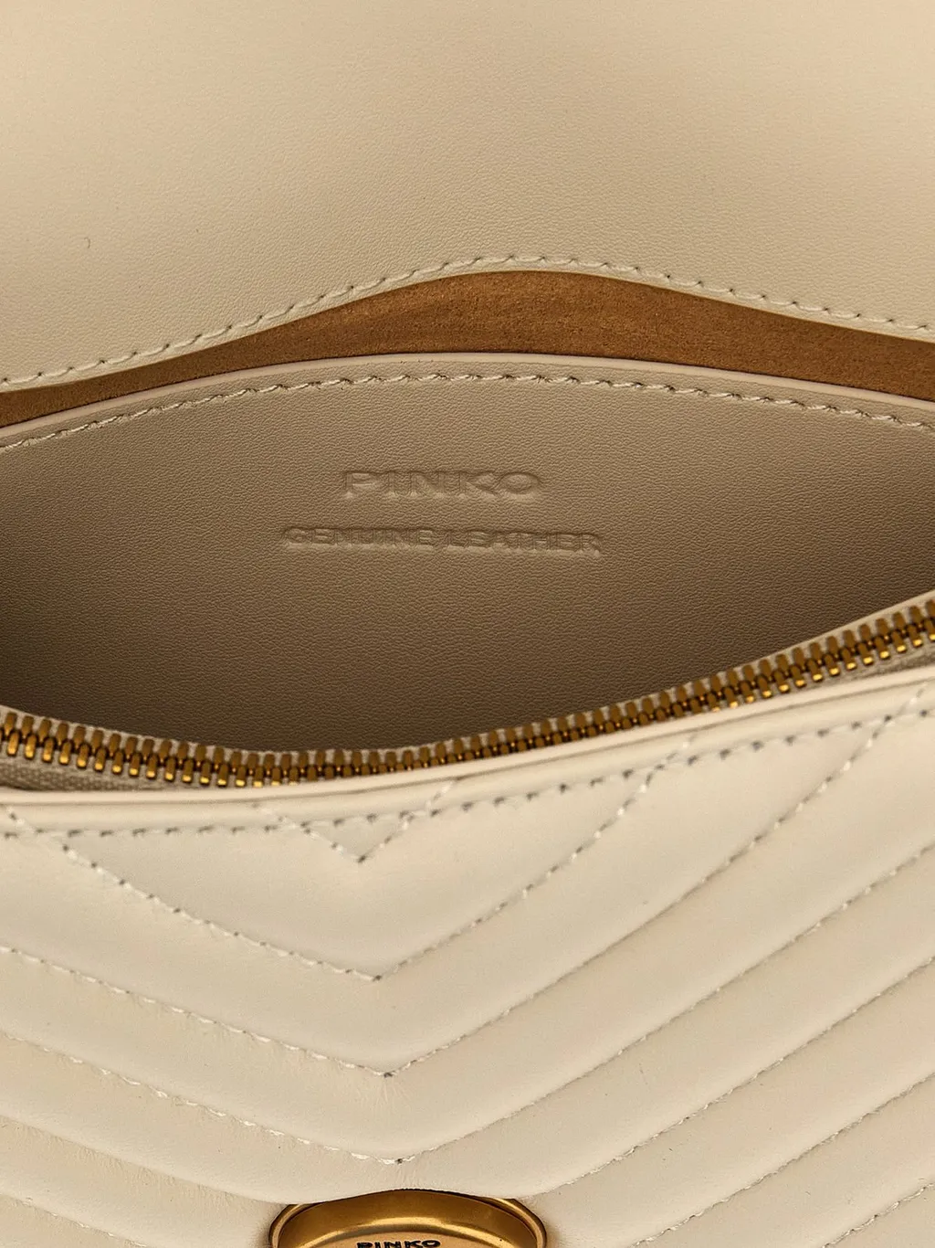 Pinko Love One Chevron Quilted Mini Crossbody Bag