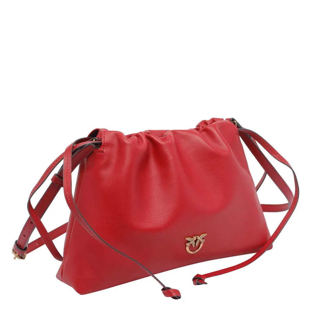 Pinko Logo Plaque Soft Mini Clutch Bag