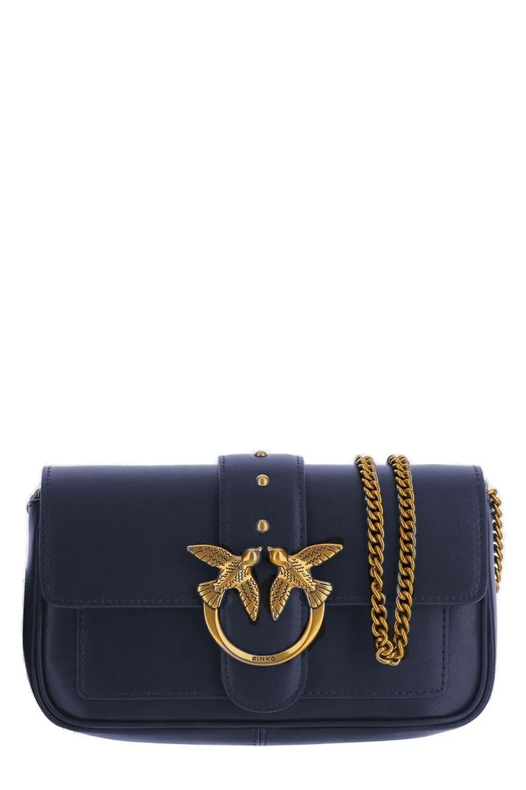 Pinko Love One Pocket Chain Linked Crossbody Bag