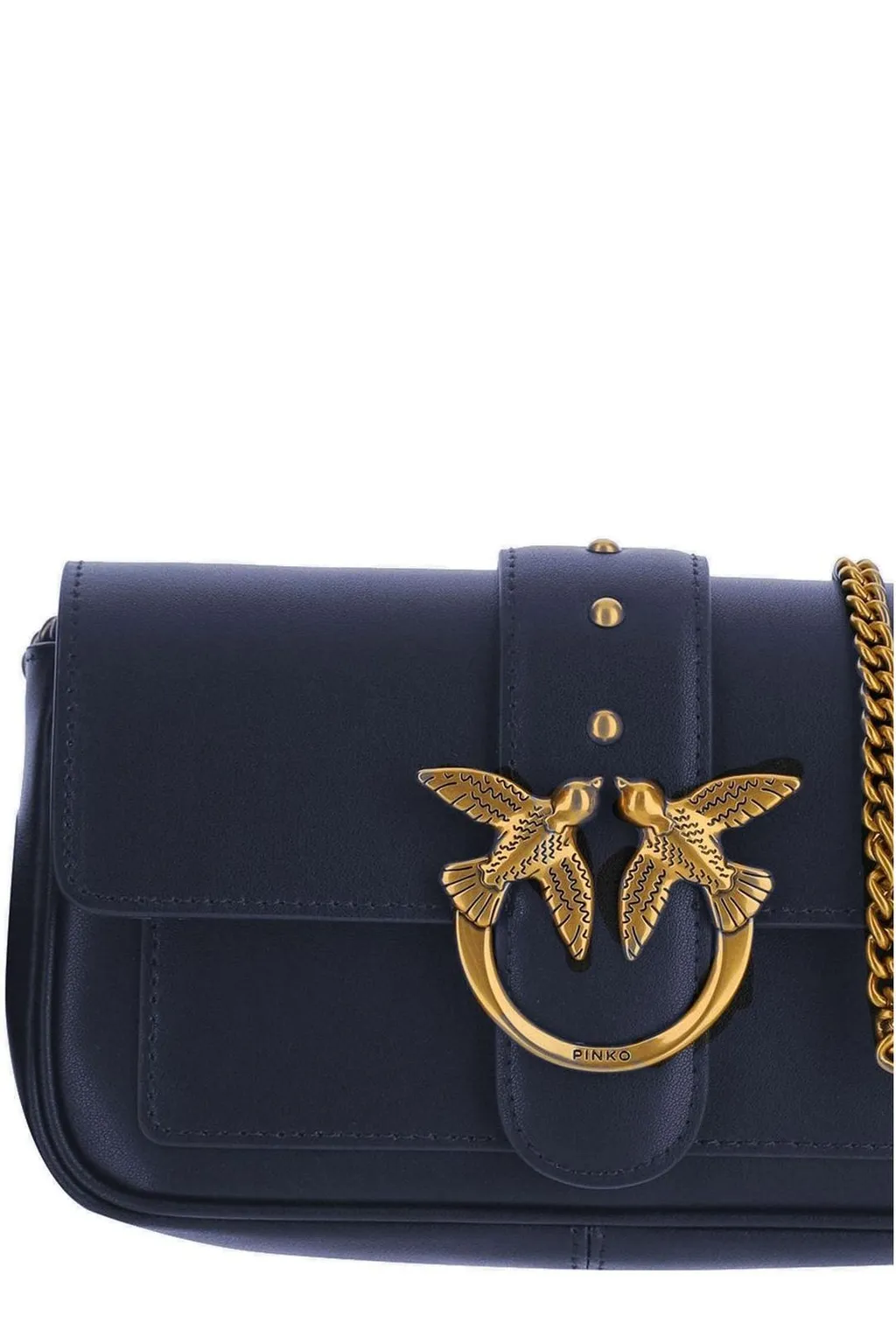 Pinko Love One Pocket Chain Linked Crossbody Bag