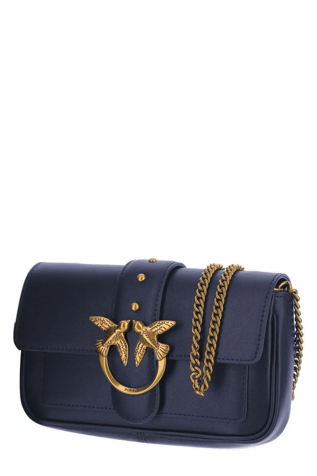 Pinko Love One Pocket Chain Linked Crossbody Bag