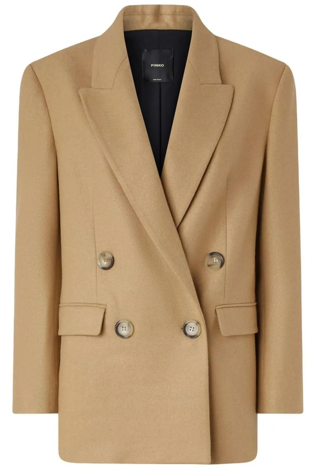 Pinko Collared Button-Up Jacket