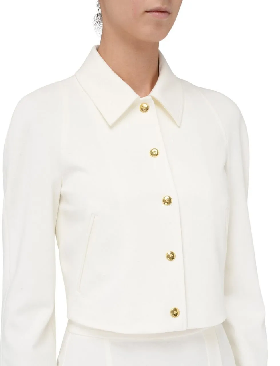 Pinko Single Breasted Cropped Jacket