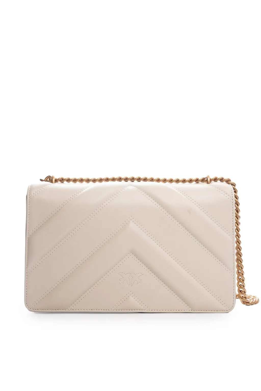 Pinko Love One Quilted Chain Crossbody Bag