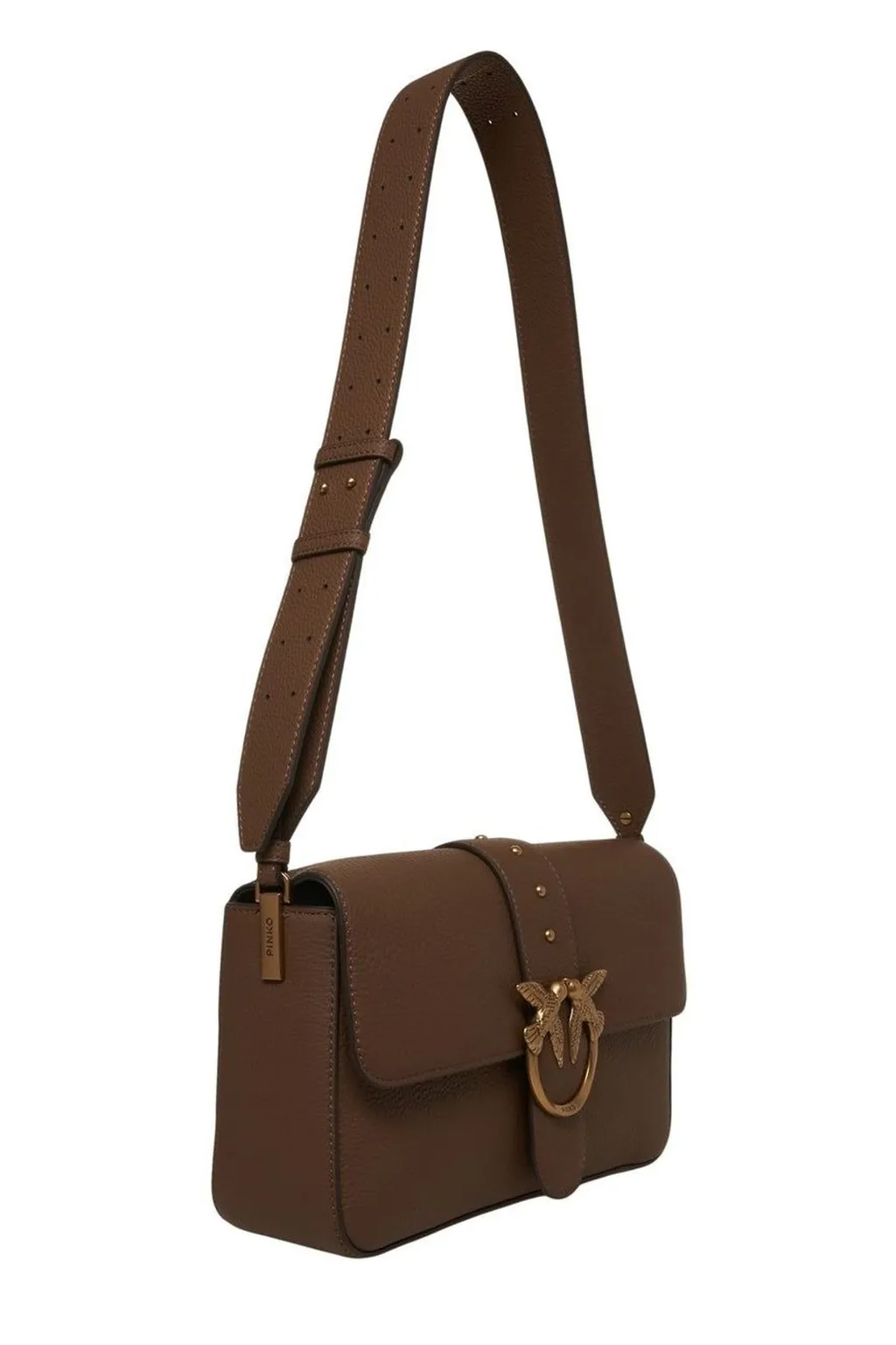 Pinko Love Birds Studded Satchel Bag