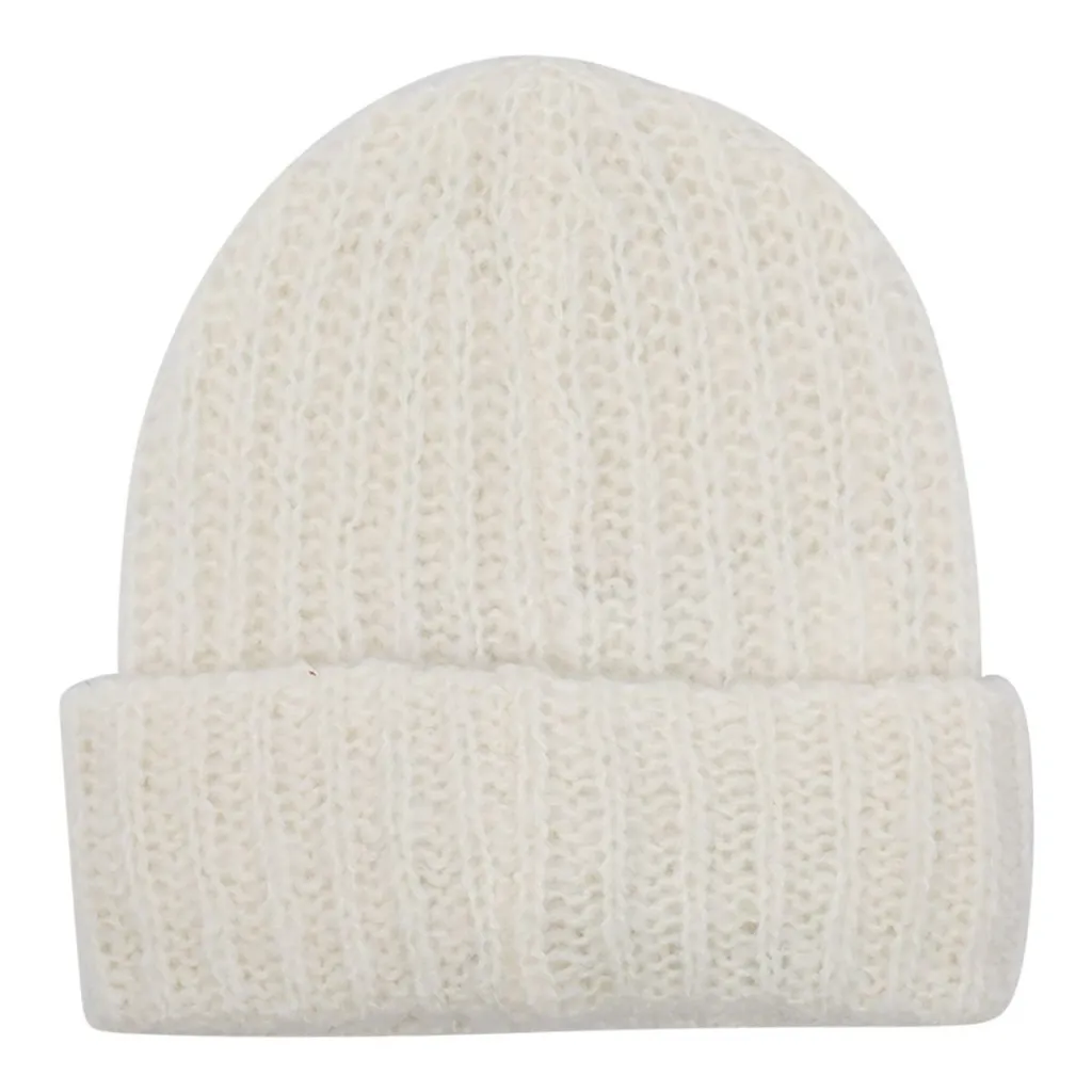 Pinko Logo Patch Turn-Up Beanie