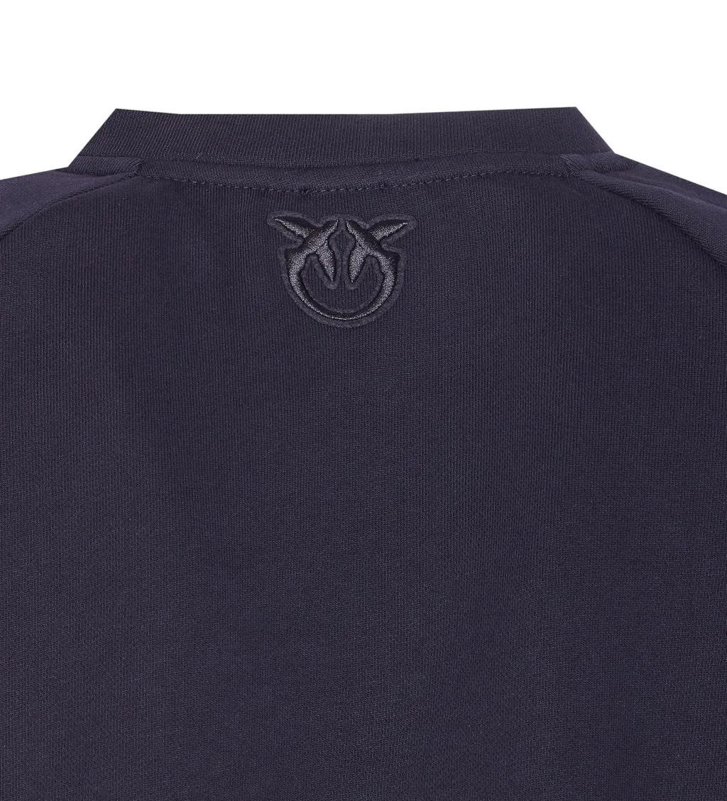 Pinko Buttoned Crewneck Sweatshirt