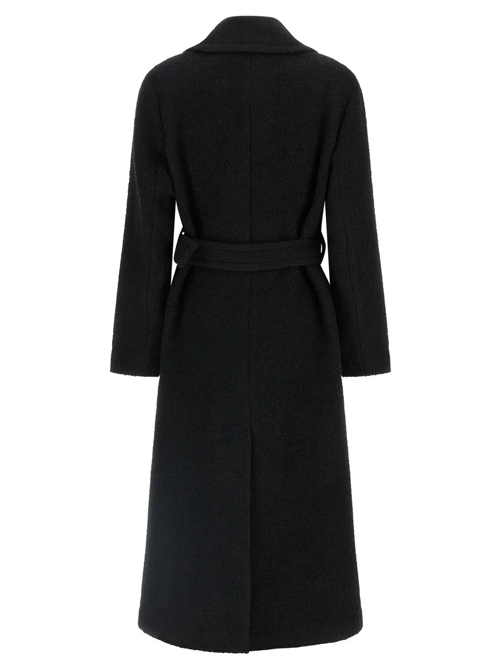 Pinko Belted Single-Breasted Coat